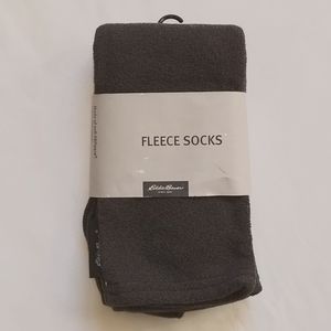 Eddie Bauer Fleece Socks Unisex Medium NWT
